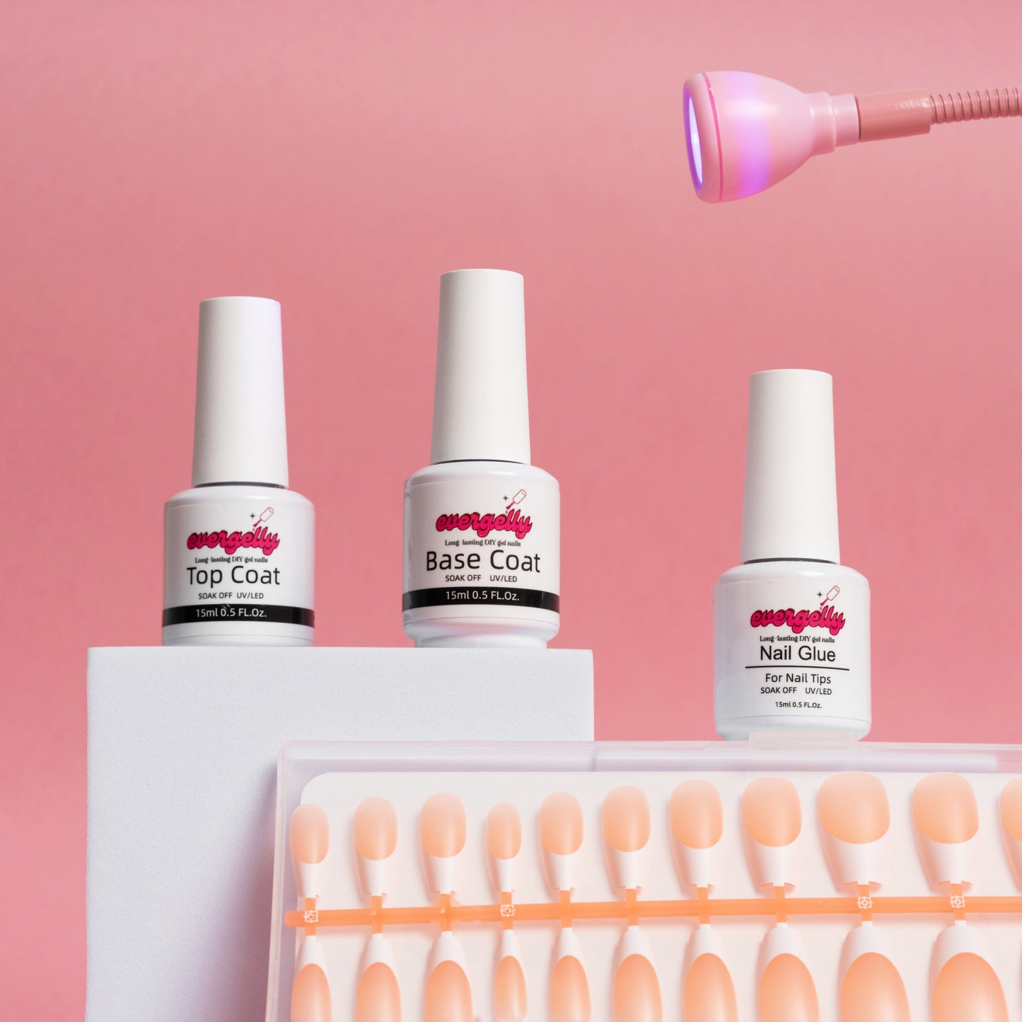 Forever French Coffins – Complete Soft Gel Press-On Nail Kit